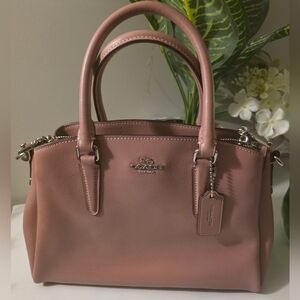 Coach Pink Leather Handbag